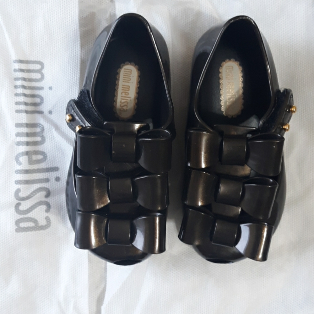 Mini Melissa's Ultragirl Triple Bow dress shoes - Picture 2 of 8